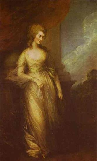 Thomas Gainsborough Portrait of Georgiana oil painting picture